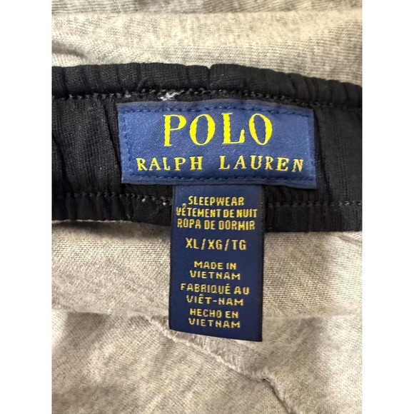 Polo Ralph Lauren Mens XL Grey Cotton Modal Sleepwear Lounge Pants Joggers - Picture 3 of 5